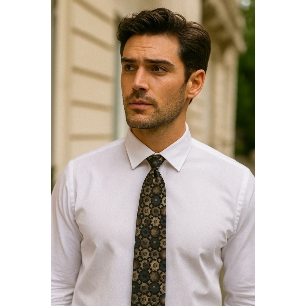 100% Silk Oscar De La RENTA TIE